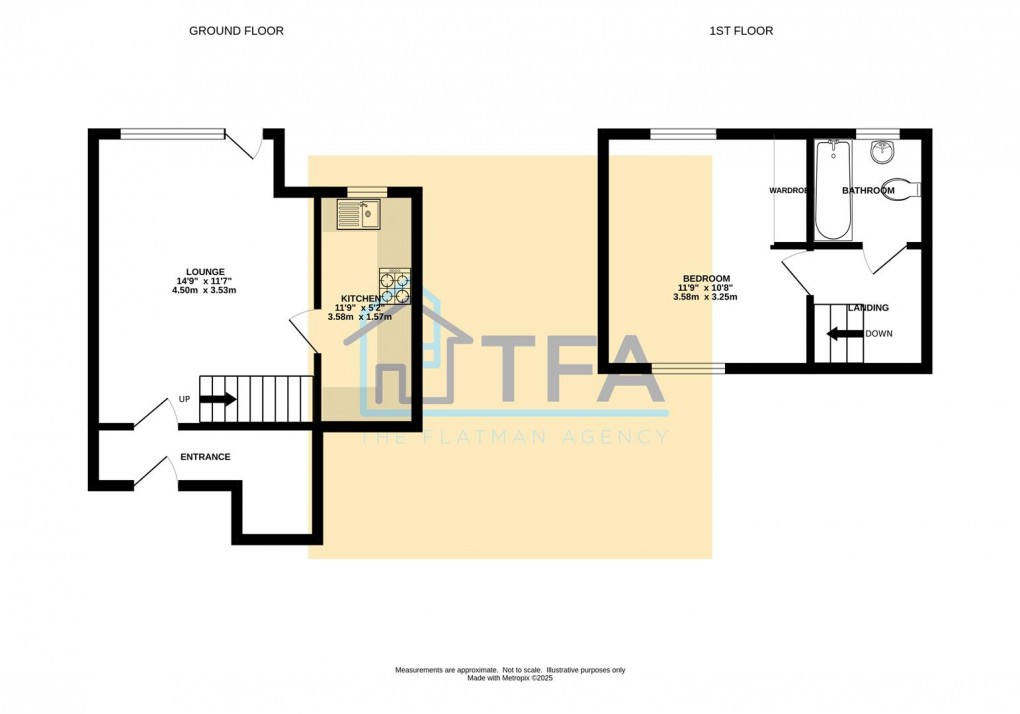 Floorplan for Carshalton Way, Lower Earley, Reading