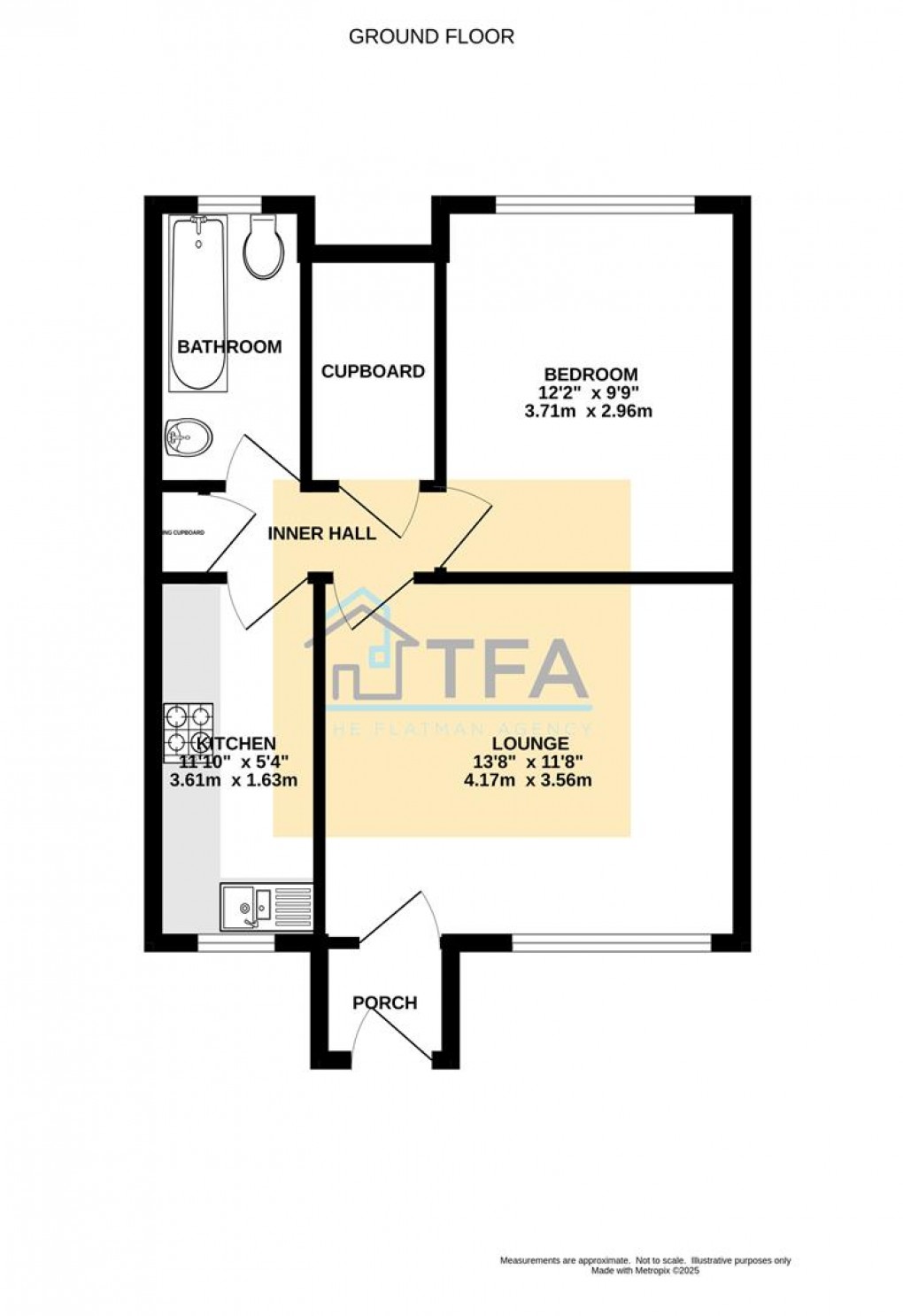 Floorplan for Shackleton Way, Woodley, Reading