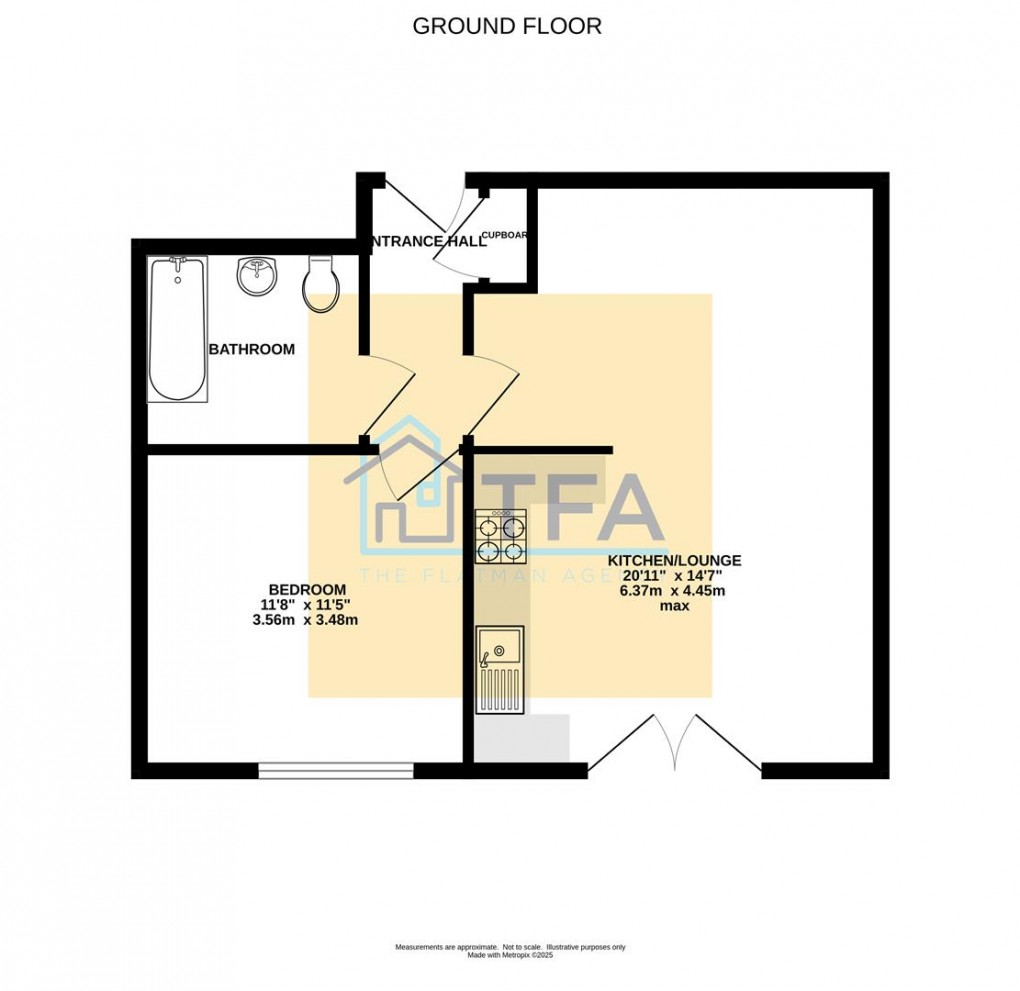 Floorplan for Elvian Close, Reading