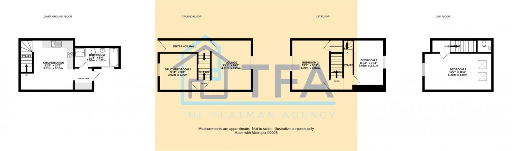 Floorplan for Elgar Road, Reading