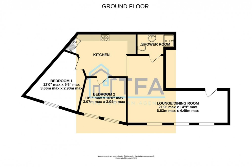 Floorplan for Castle Street, Reading