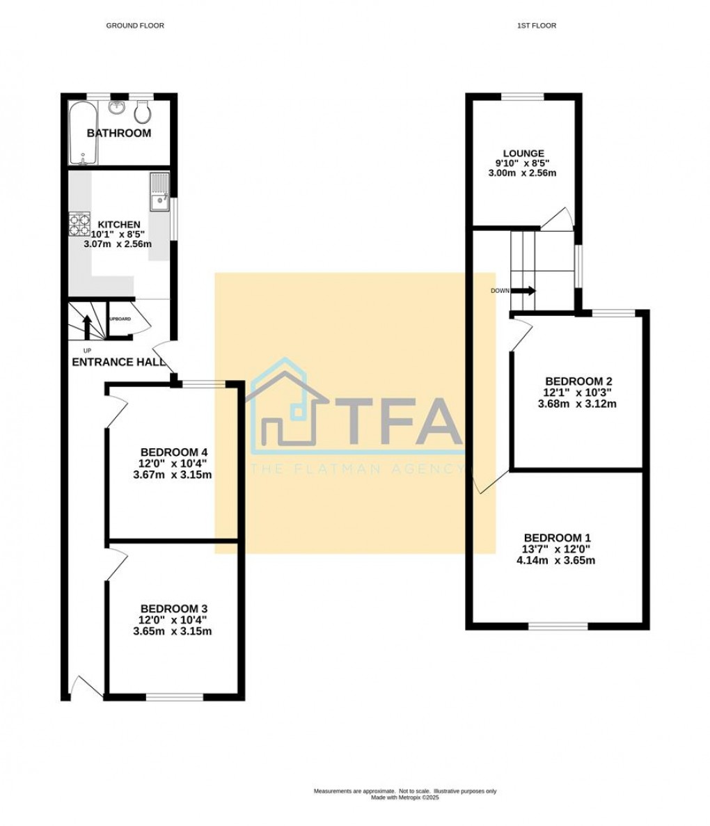 Floorplan for Hatherley Road, Reading