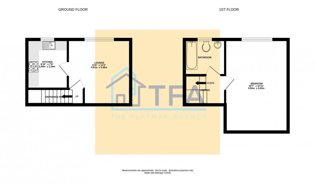Floorplan for 48 Alexandra Road, Reading