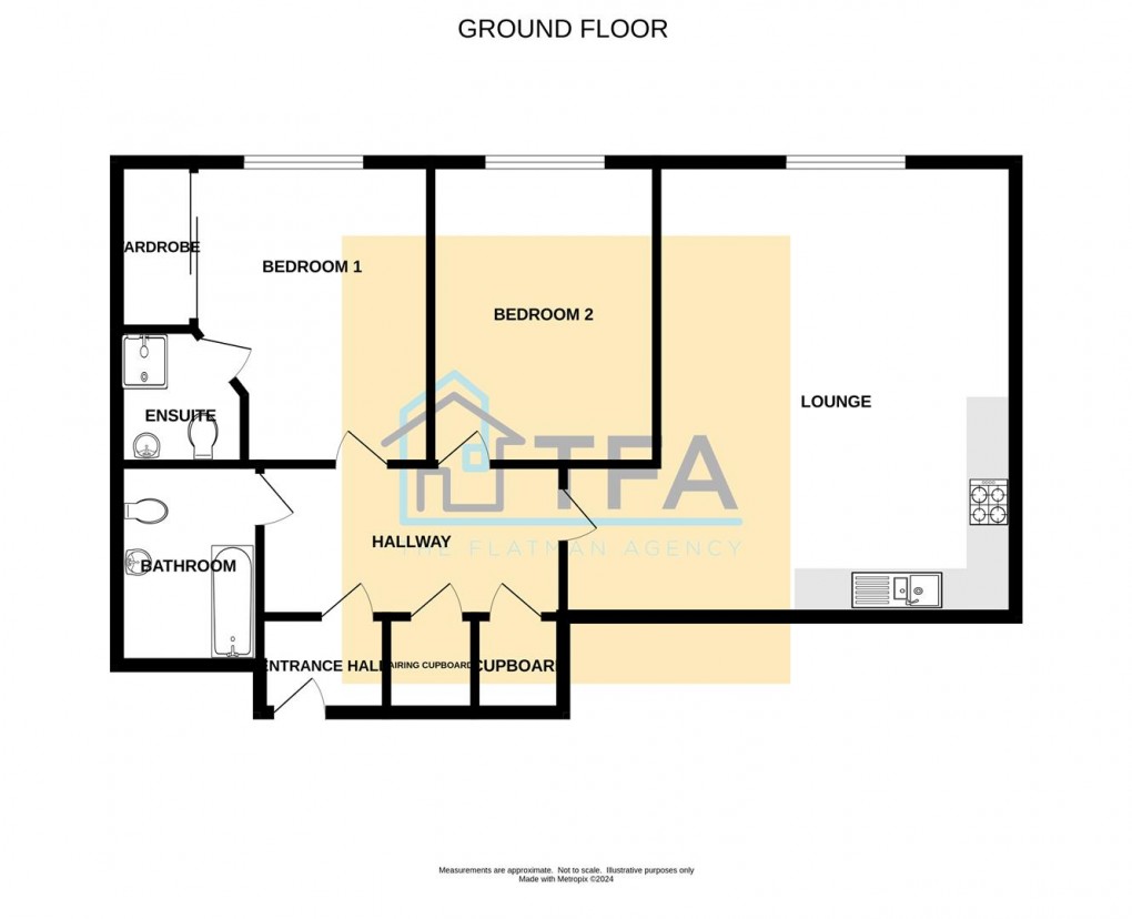 Floorplan for Dean House, Erleigh Road, Reading