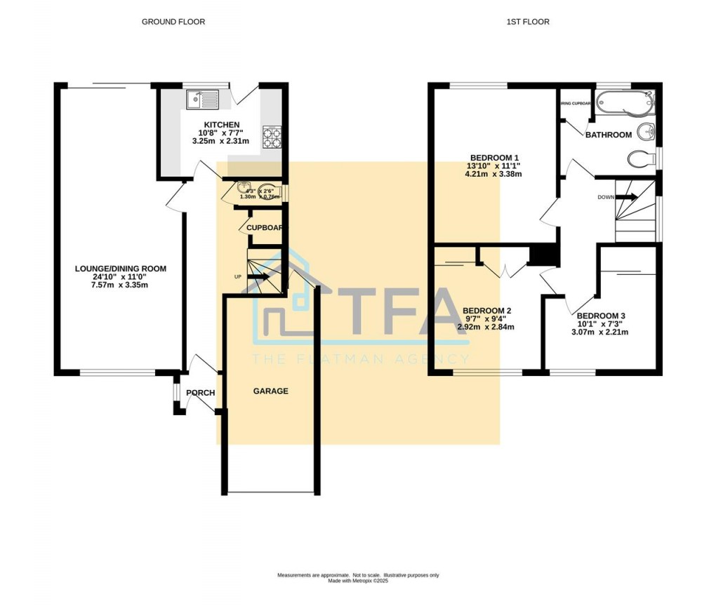 Floorplan for Beech Lane, Earley, Reading